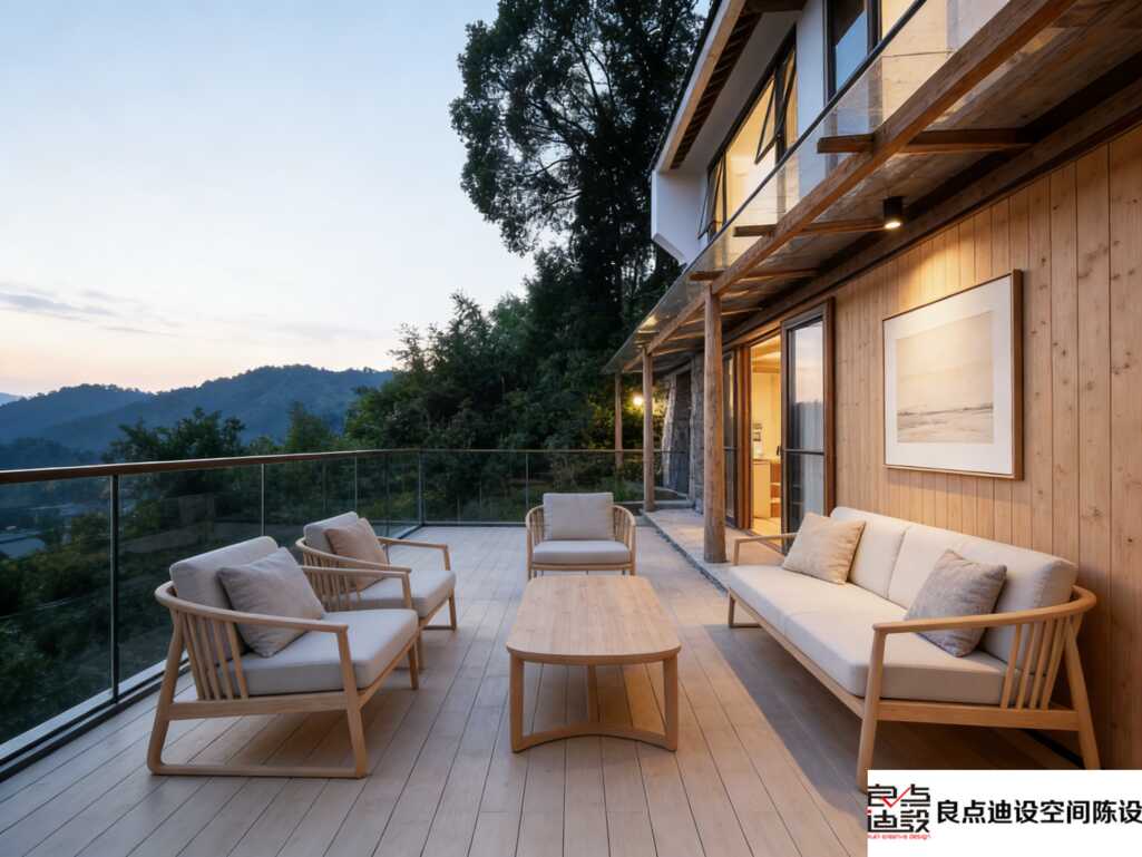 原木风装修软装设计抄作业!住进山林电影感客厅